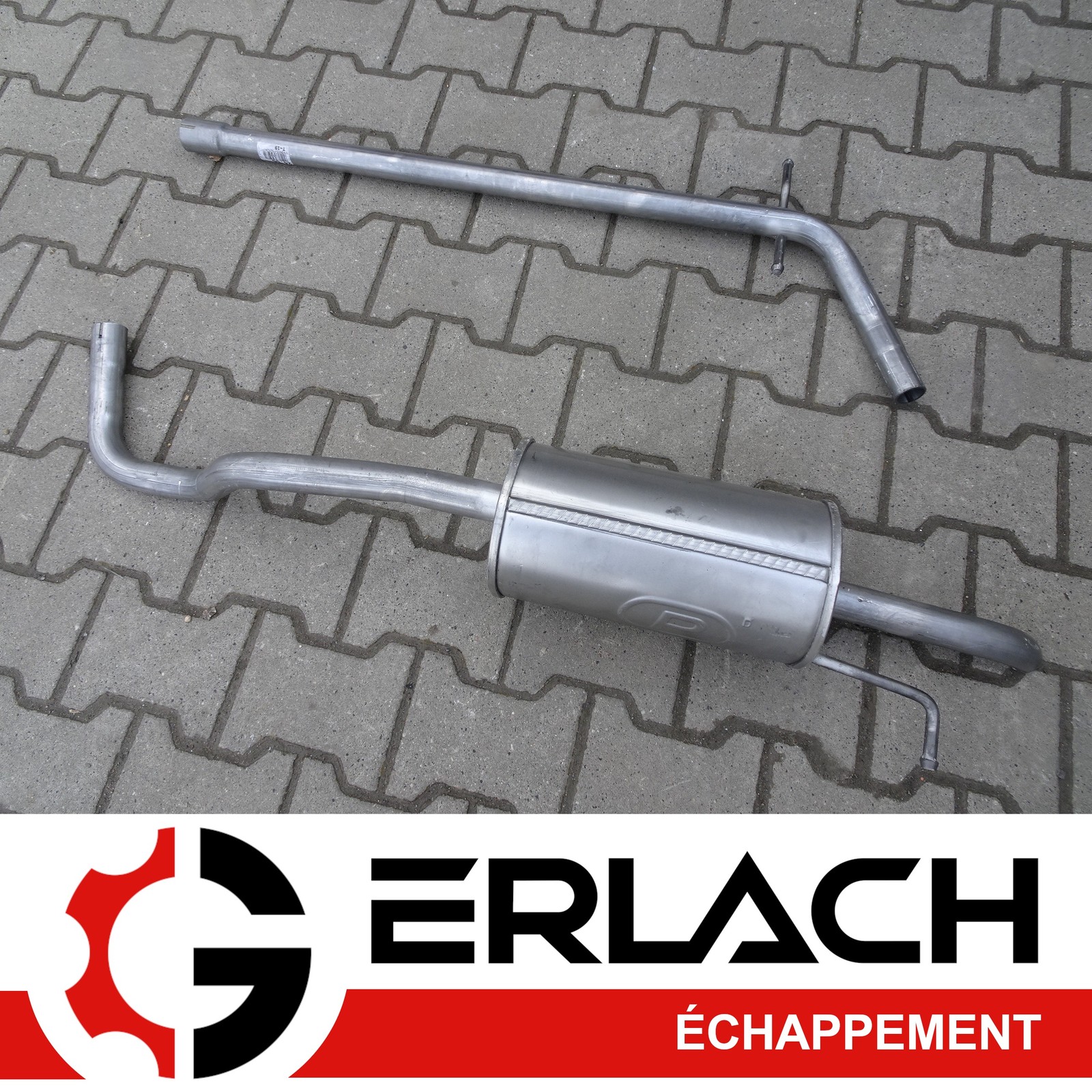 Silencieux echappement pour Skoda Roomster 1.2 pot de detente arriere 1852