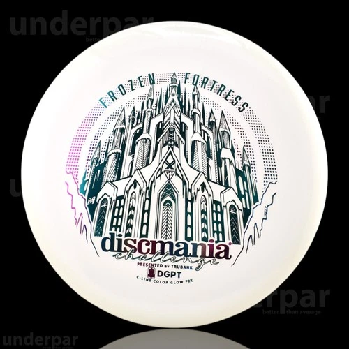 Disc Golf Discmania Glow C-Line P2X Frozen Fortress Disc Golf Disc UnderPar