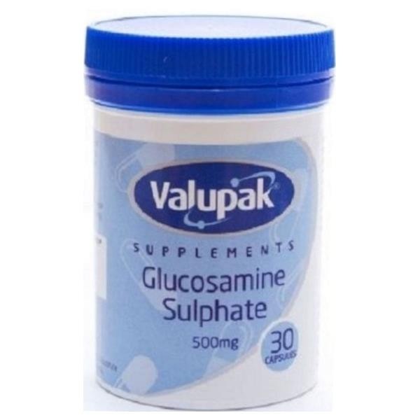 Valupak Glucosamine Sulphate 500mg 30 Capsules