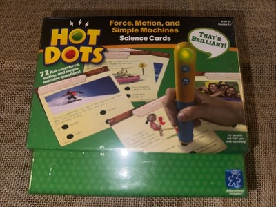 Educational Insights Hot Dots EARTH & WEATHER Science cards New