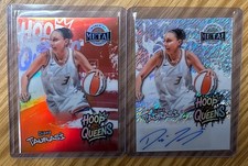 Diana Taurasi /10 Hoop Queens Auto – 2025 Leaf Metal Women + Bonus /7 Card.