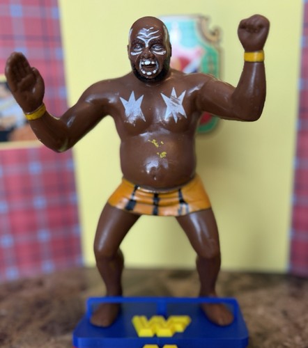 Vintage LJN WWF Kamala Ugandan Giant Action Figure...