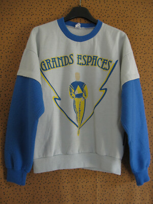 Sweat Le coq sportif Made in France grands espaces 80'S Vintage