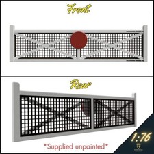 Model Railway layout scenery - Signal crossing gates OO gauge 4 pieces