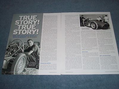 Boris ''Bob'' Said Race Car Drive Profile Article ''True Story! True Story!'' 