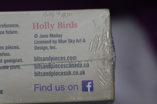 Bits and Pieces Holly Birds by Jane Maday 500 Piece Puzzle NEW SEALED - Picture 10 of 12