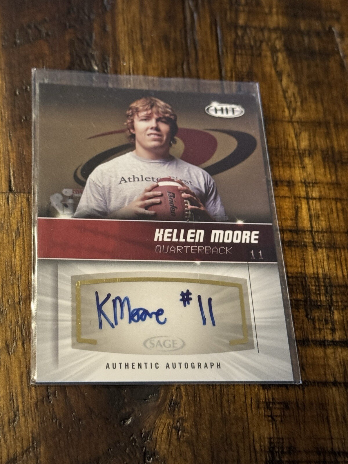 2012 Kellen Moore SAGE Hit On Card Rookie Auto #A11
