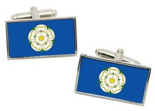 Yorkshire (Inghilterra) Bandiera Gemelli IN Cromata Cofanetto Regalo