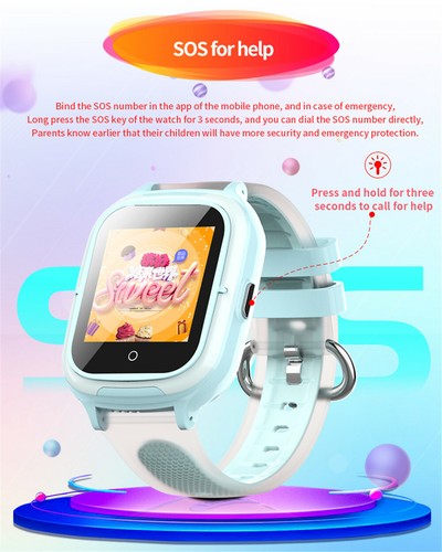 Anti-Lost Kids Smart Watch Camera 4G Phone Watch SOS Call Boys Girls Wristwatch - 第 5/15 張圖片