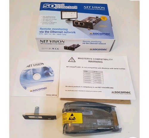 Socomec Web Adaptor/ Snmp Card Net-Vision7Card ,ver 7.20 - 第 1/3 張圖片