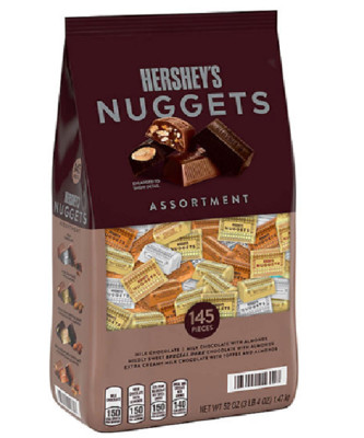HERSHEY'S NUGGETS Assorted Chocolate Candy, 145 pcs. - FREE shipping