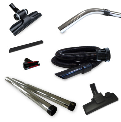Profi-Set Schlauch Chrom Rohr Kombidüse + Teppichdüse für Numatic NQS 250 / B