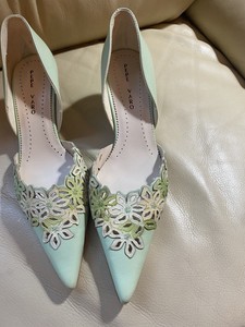 mint kitten heels
