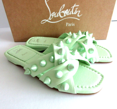Christian Louboutin MISS SPIKA CLUB spiked flat sandals  display picture 3