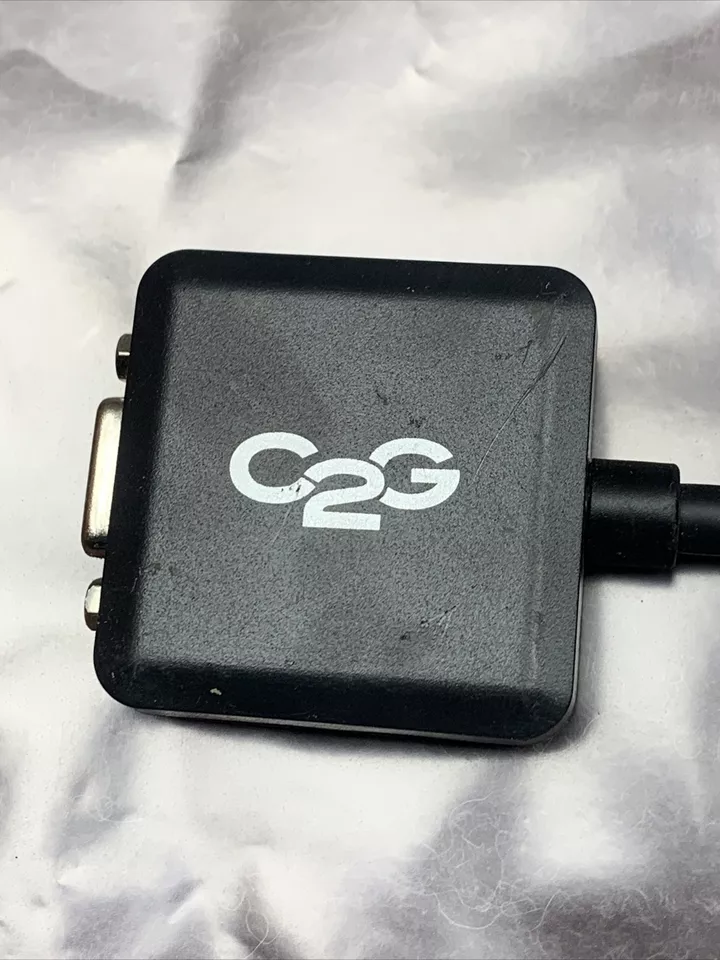 Used Cables to Go (C2G) Display Port DP-M To VGA - Image 3 of 4