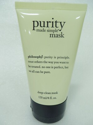 PHILOSOPHY PURITY MADE SIMPLE DEEP CLEAN MASK 4 OZ 