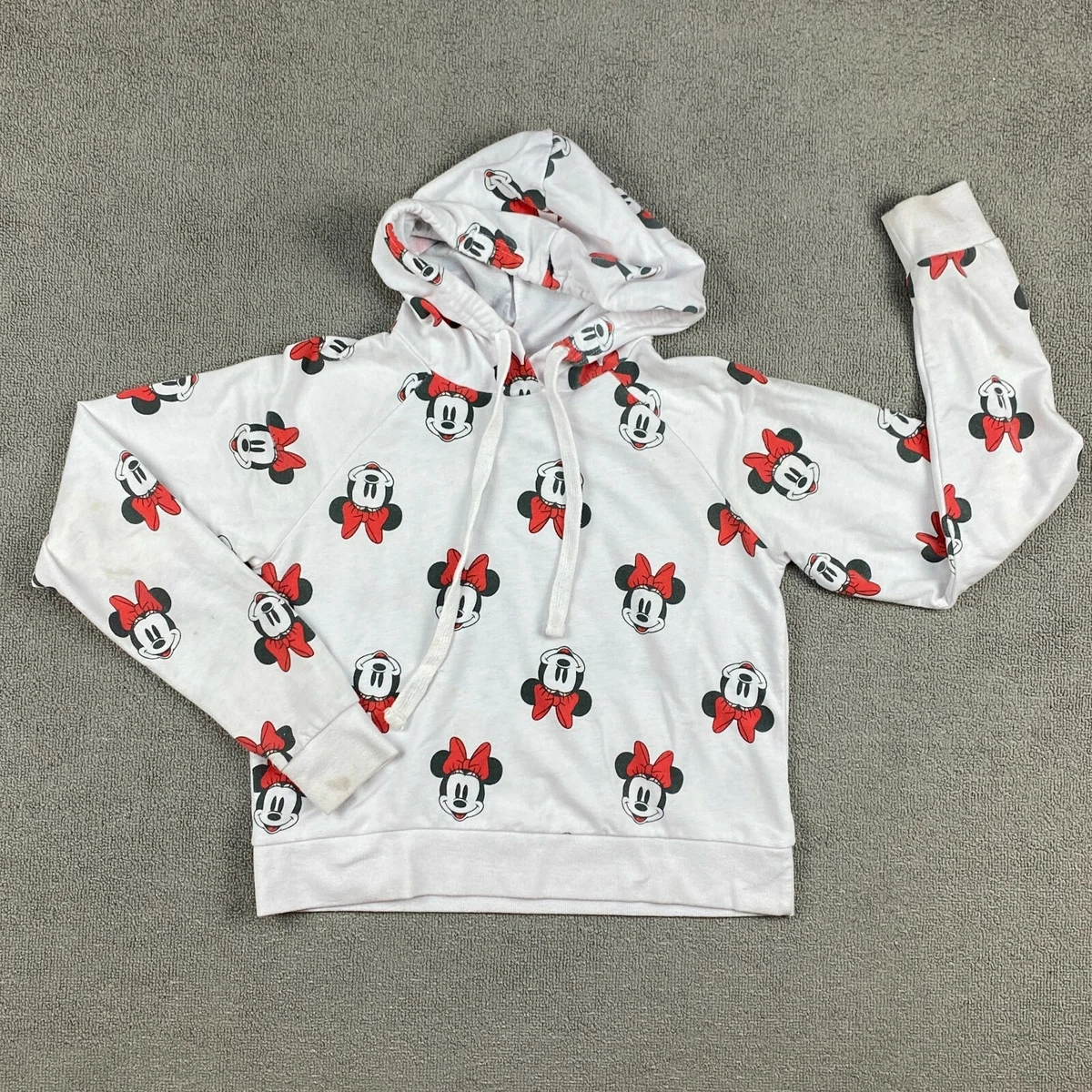 Minnie mouse cropped hot sale hoodie