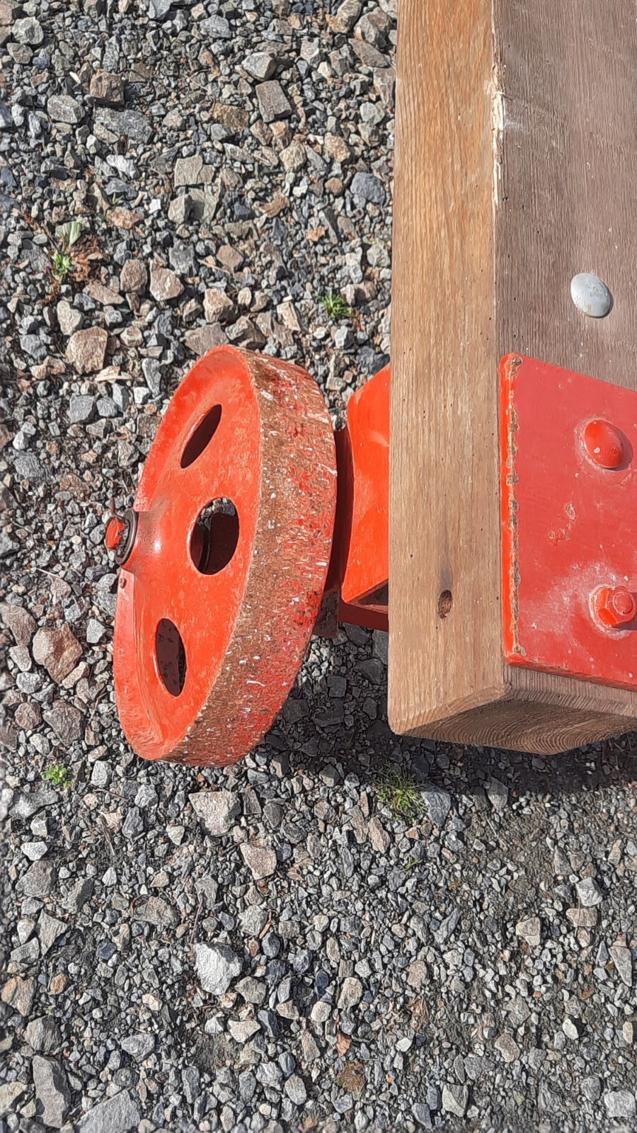 Stationary Engine Trolley Large Trolley Cart With Cast Iron Wheels eBay