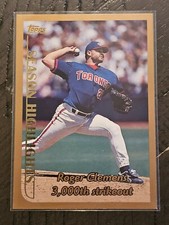 1999 Topps - Season Highlights #203 Roger Clemens Toronto Blue Jays 