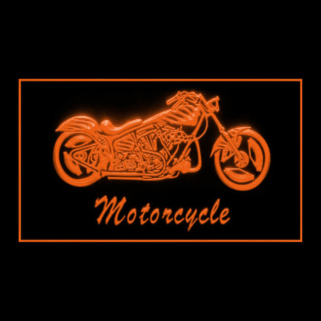 190072 Motorcycle Bike Sales Service Auto Display LED Light Neon
