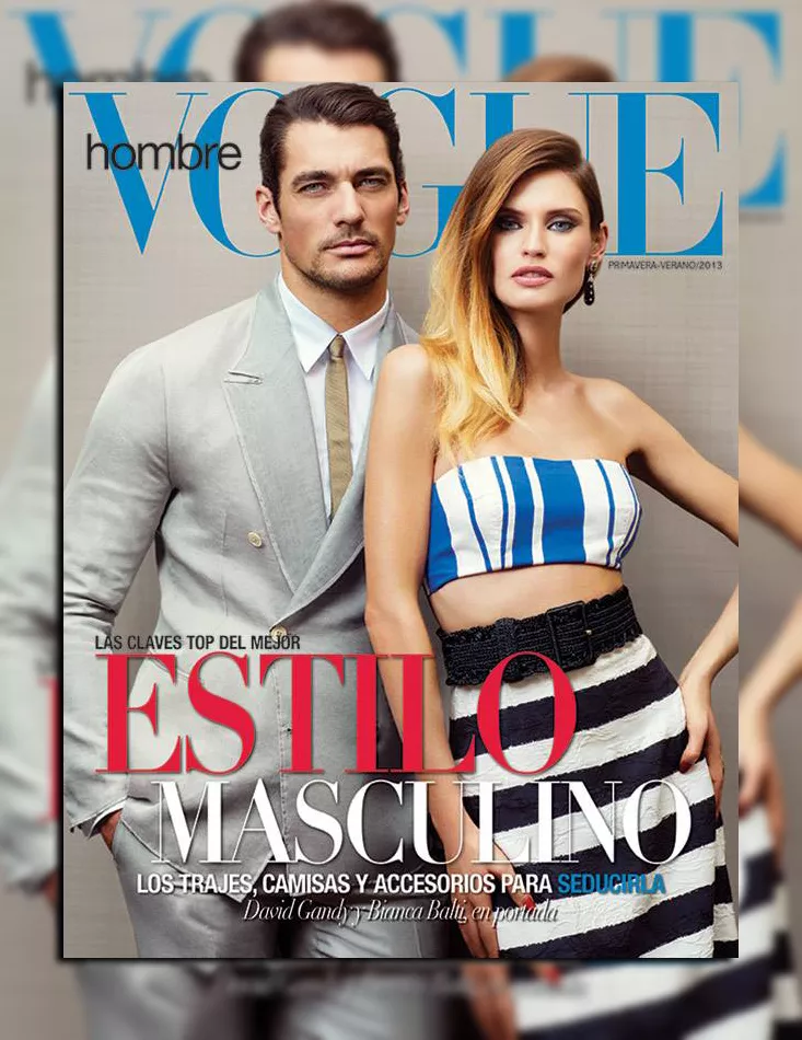 Vogue Hombre Bianca Balti David Gandy Jude Law Jose Maria Yazpik Adam Levine NEW