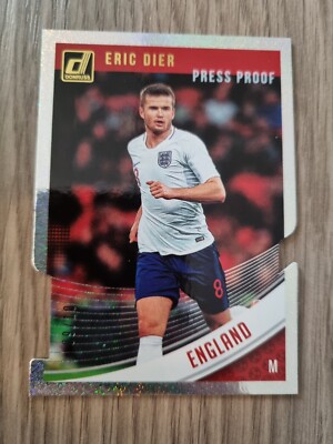 2018-19 Panini Donruss Soccer Eric Dier Gold Die Cut /10