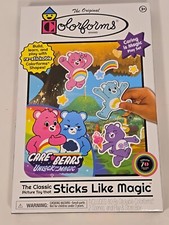 Colorfoms Care Bears Picture Toy Set 80 pc 2 Scenes 70th Anniversary New