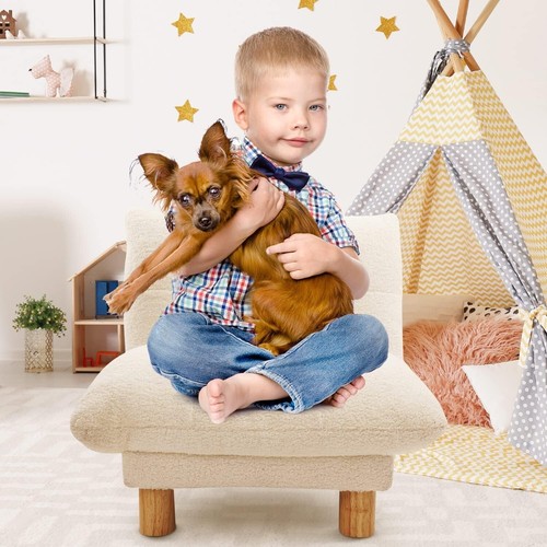 CLATINA Velvet Elevated Pet Bed Cat Dog Stool Bed Sofa White 2packs Warm Kennel - Picture 6 of 9