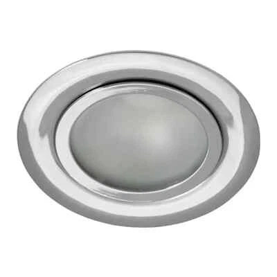 KANLUX faretto incasso per mobili alogeno G4 cromo fisso foro 60 mm