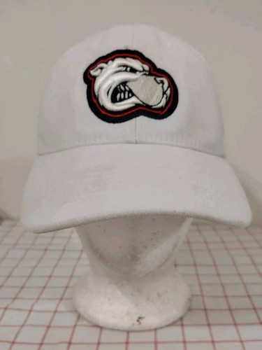 Ste Genevieve Riverdogs Cap Hat White Mens One Size Embroidered Bulldog