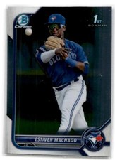 2022 Bowman #BCP-12 Estiven Machado Chrome Prospects Toronto Blue Jays