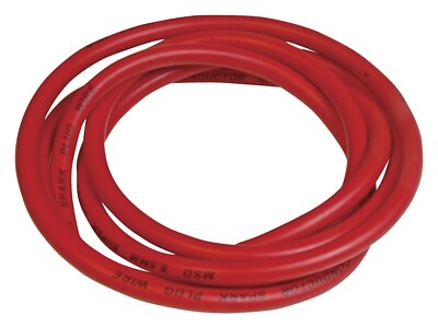 MSD 34059 Spark Plug Wire 8.5 mm Super Conductor Red Silicone 300 ft Spiral Core
