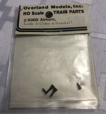 HO Scale Overland Models 9000 Airhorn, Leslie 3 Chime w/Bracket