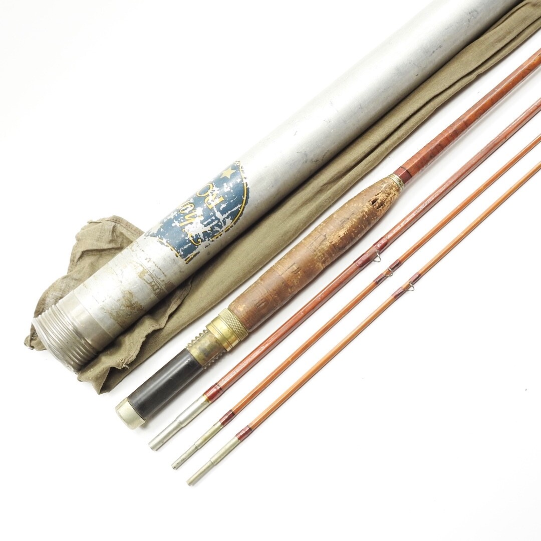 Vintage Thomas “The Bangor Rod” Bamboo Fly Fishing Rod. For