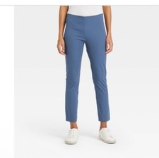 A New Day Women's High-Rise Slim Fit Ankle Pants Gray Size 14