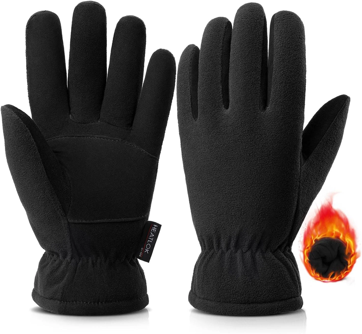 Winter Gloves for Men & Women: -30℉ Warm Thermal Running Cycling and Work Gloves