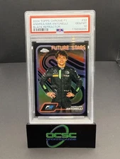 24 Topps Chrome F1 #22 Andrea Kimi Antonelli Future Stars Black Ref. /10 PSA 10