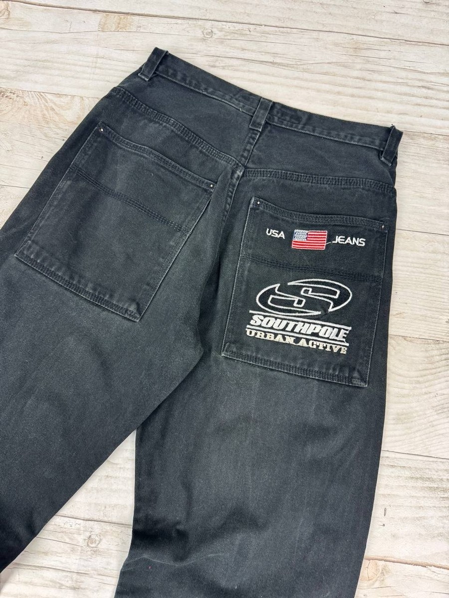 Vintage Southpole Jeans Denim Y2K 90s Baggy Distrissed Men Size 29