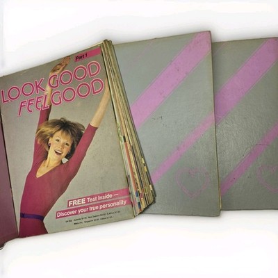 Rare Vintage  Look Good Feel Good  Magazine Collection   48 Issues in 3 Binders
