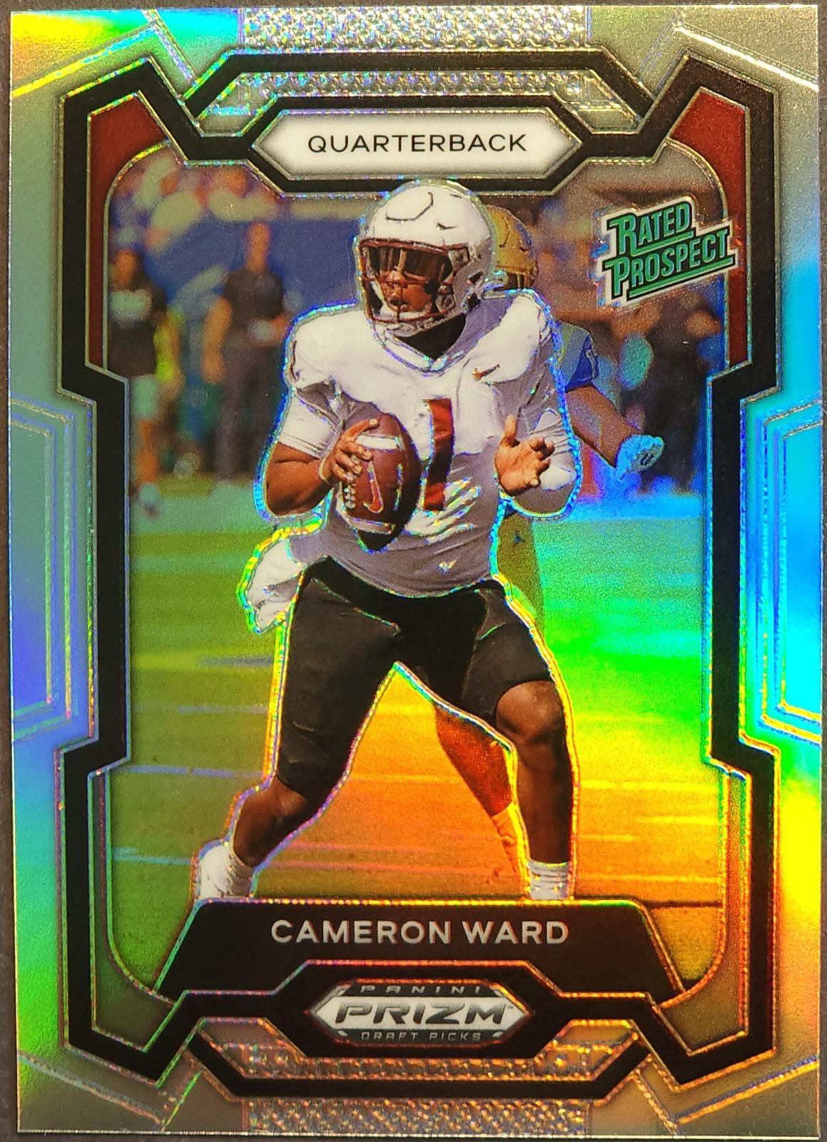 2024 Panini Prizm Draft Picks - Rated Prospect Cameron Ward #199 Silver Prizm...