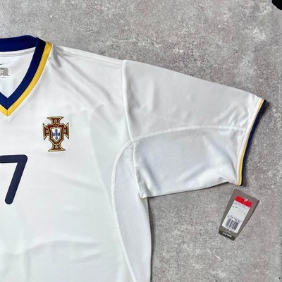 Figo #7 Portugal 00/01 Away Jersey Nike BNWT Size L Free Shipping