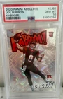 2020 Panini Absolute Joe Burrow Kaboom! Rookie #K-JB2 - PSA 10 - Pop 34