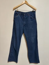Vintage 50s Big Mac Carpenter Denim Sanforized Farm Work Pants Size 33x33 USA