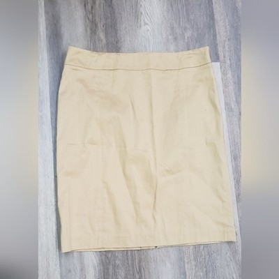 D Linea Donna Tan Pencil Skirt Size 14