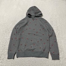 Air Jordan Hoodie Boys Extra Large Gray Jumpman All Over Print Pullover Youth 15