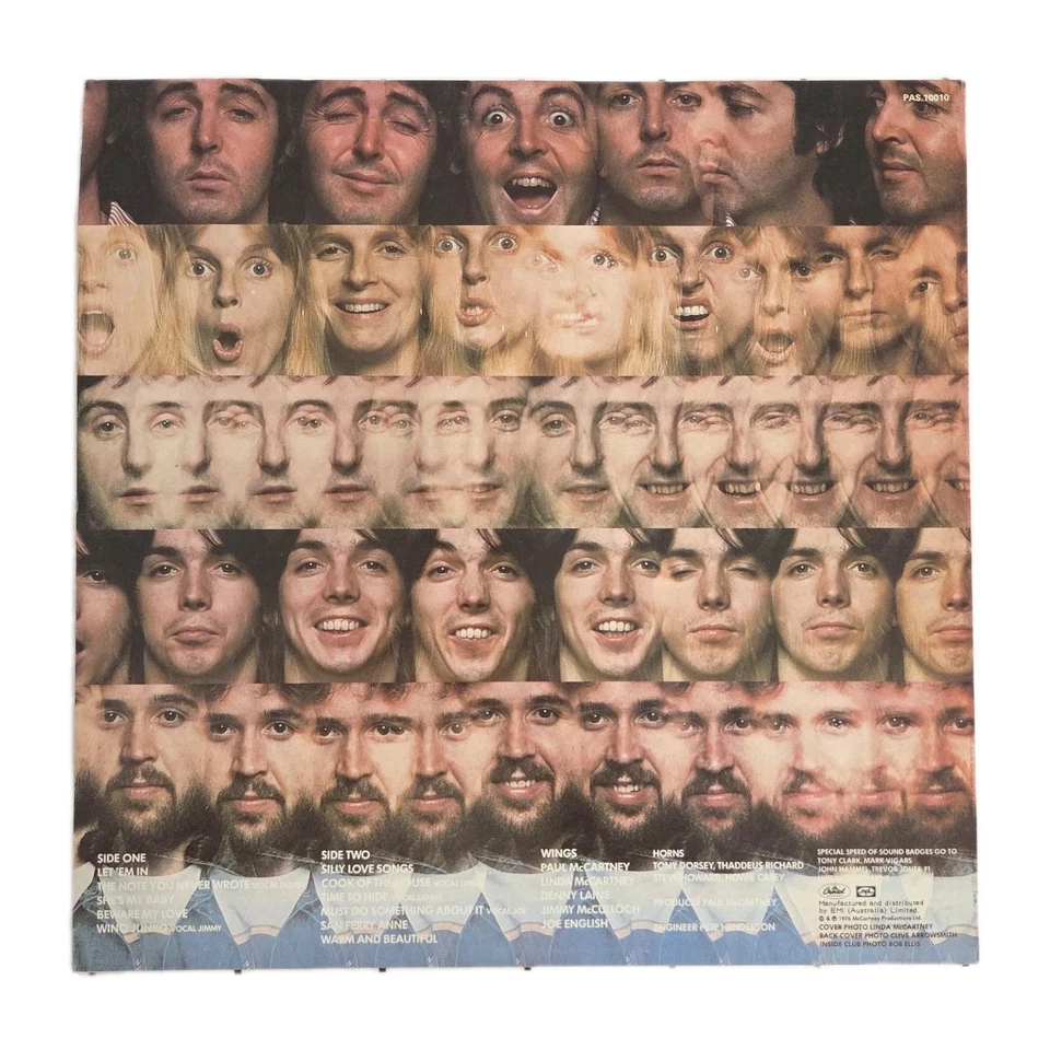 WINGS "At The Speed Of Sound" 1976 AUSSIE LP w/SILLY LOVE SONGS (Paul McCartney) - Image 2 of 4