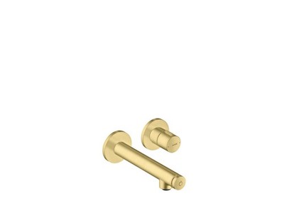 Hansgrohe basin mixer concealed Axor Uno 45112950 Brushed Brass