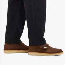 Clarks Originals Coal London Men’s Beeswax Leather Shoes UK Size 10 G EU 44.5