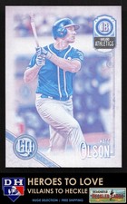 2018 Topps Gypsy Queen Missing Black Plate Matt Olson #187 Oakland Athletics