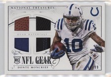2014 National Treasures Rookie NFL Gear Materials Quad /99 Donte Moncrief 9ut
